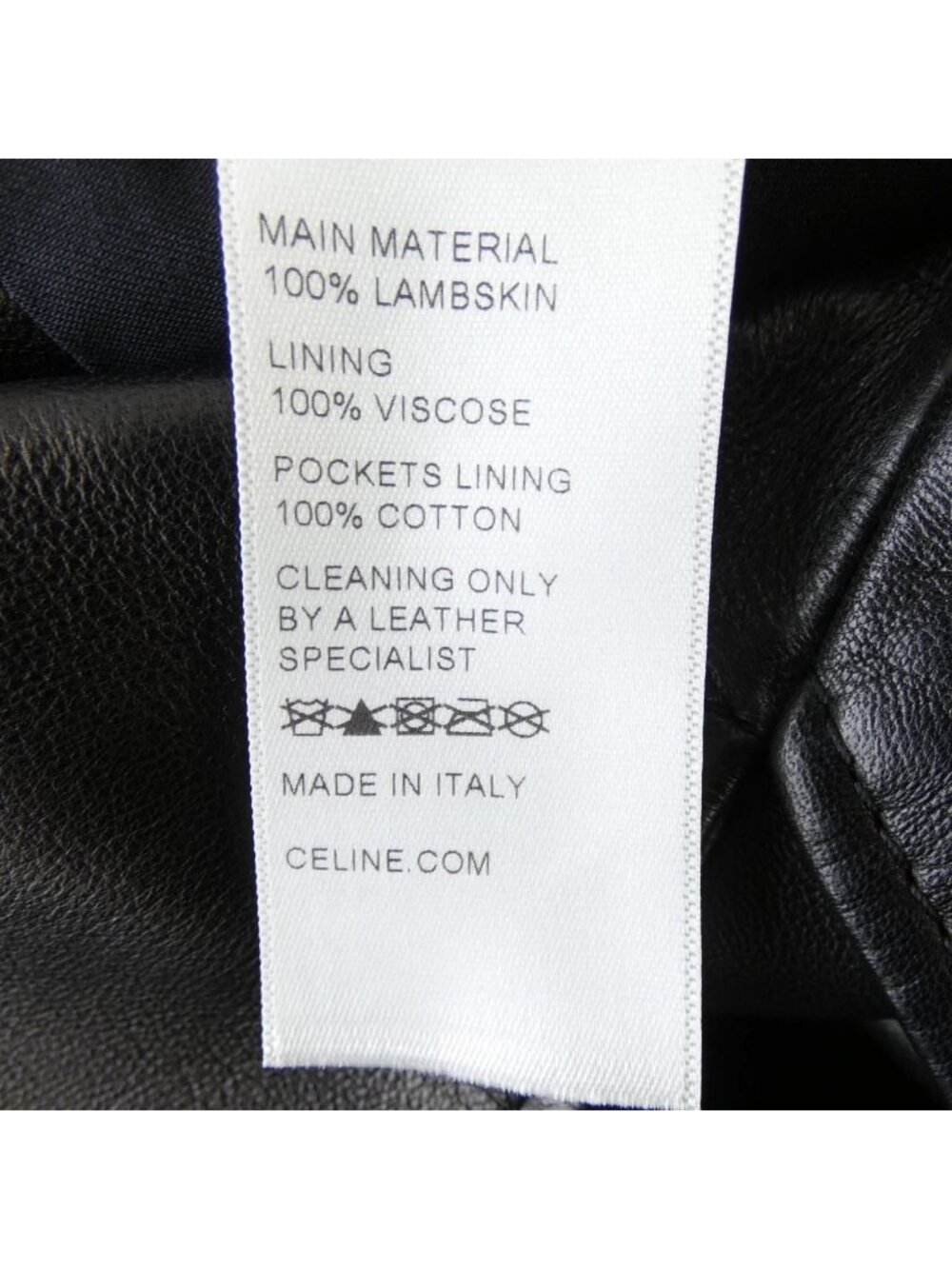 Celine Leather Rider's Jacket - Picture 3 of 6